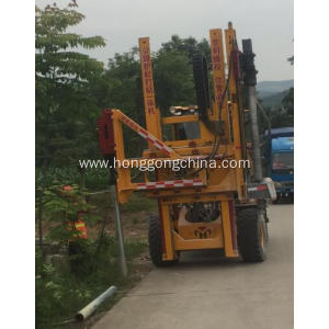 Hydraulic guardrail Pile Drilling Rig